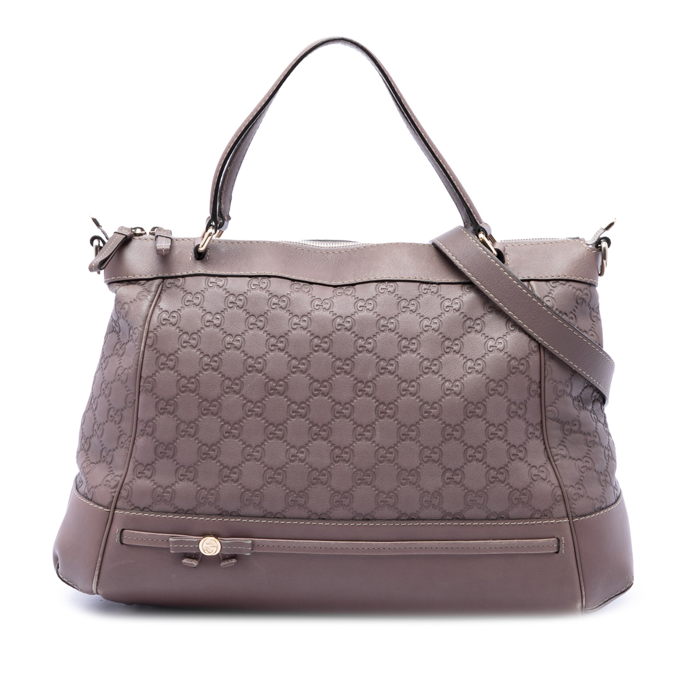 Pre-Loved Gucci Guccissima Mayfair Satchel
